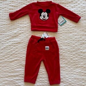 2 Pcs Set Mickey Mouse Clothes 6-9 Months